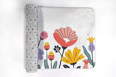 Tapete para wc Flores