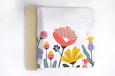 Tapete para wc Flores