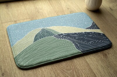 Tapete para banheira Paisagem Geométrica