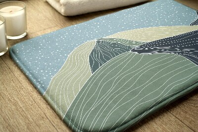 Tapete para banheira Paisagem Geométrica