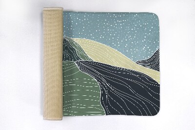 Tapete para banheira Paisagem Geométrica