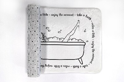 Tapete para wc Banho Feminino Relaxante