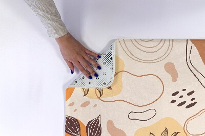 Tapete para casa de banho Abstrações florais