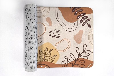 Tapete para casa de banho Abstrações florais