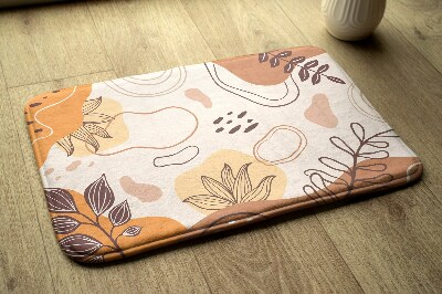 Tapete para casa de banho Abstrações florais