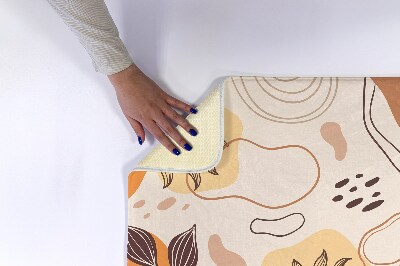 Tapete para casa de banho Abstrações florais