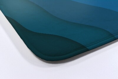 Tapete para wc Gradiente Azul