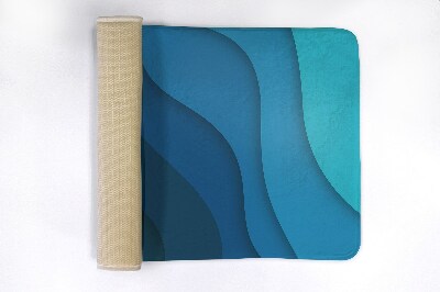 Tapete para wc Gradiente Azul