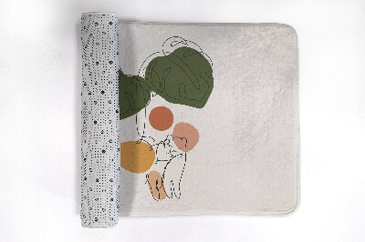 Tapete para banheira Gatos Monstera