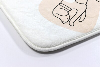 Tapete para casa de banho Animais caninos