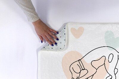 Tapete para casa de banho Animais caninos