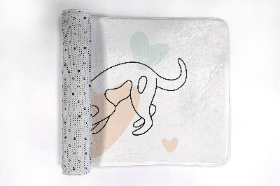 Tapete para casa de banho Animais caninos