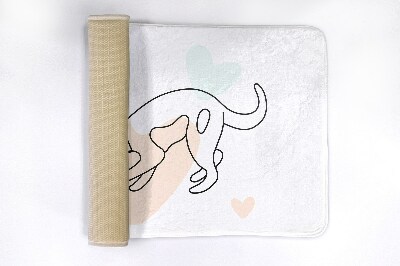 Tapete para casa de banho Animais caninos