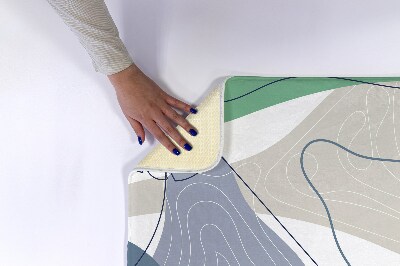 Tapete para casa de banho Abstração Geométrica