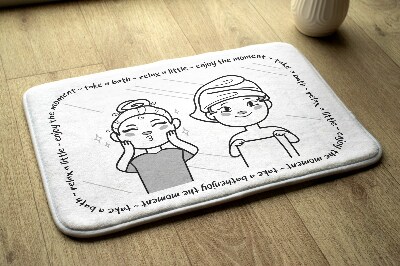 Tapete para banheira Garotas