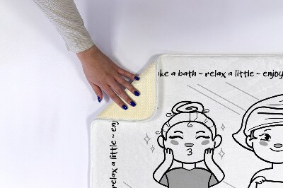 Tapete para banheira Garotas