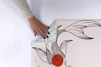 Tapete para wc Carpas Koi