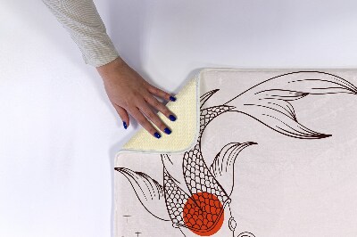 Tapete para wc Carpas Koi