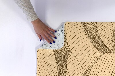 Tapete para casa de banho Geométrico do Deserto