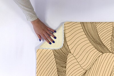 Tapete para casa de banho Geométrico do Deserto