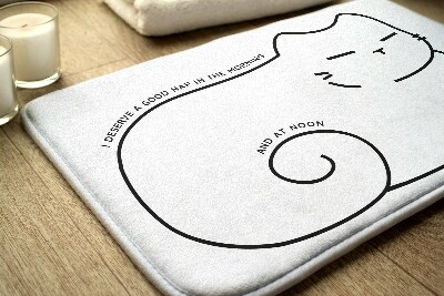 Tapete para casa de banho Pão de Gato