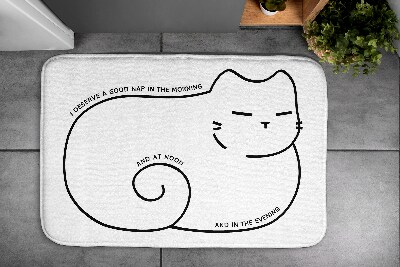 Tapete para casa de banho Pão de Gato