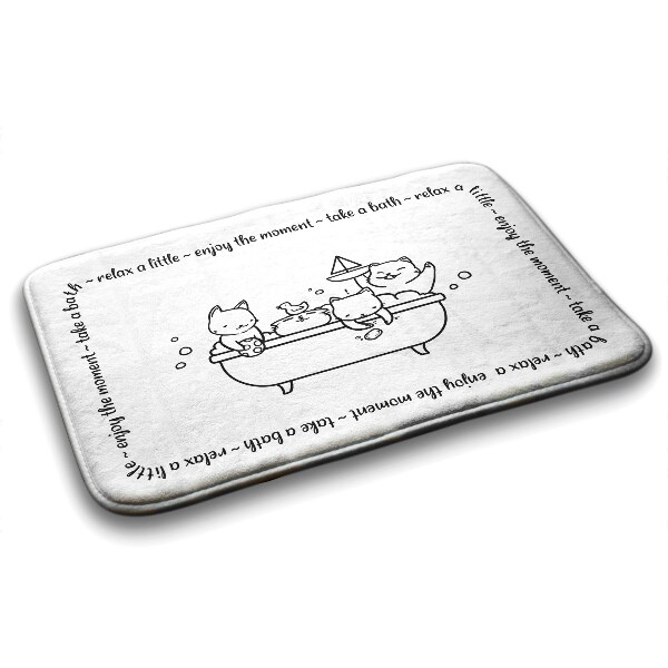 Tapete para banheira Banheira para gatinhos