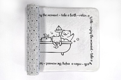 Tapete para banheira Banheira para gatinhos