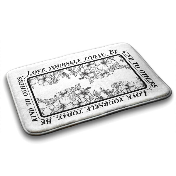 Tapete para wc Flores