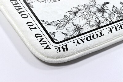 Tapete para wc Flores