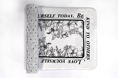 Tapete para wc Flores