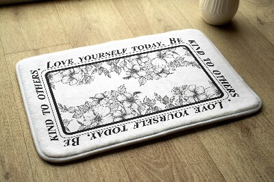 Tapete para wc Flores