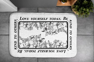 Tapete para wc Flores