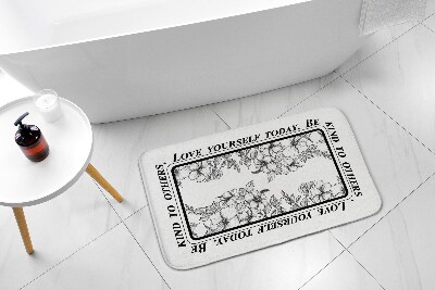 Tapete para wc Flores