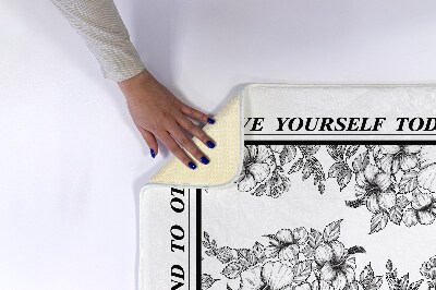 Tapete para wc Flores