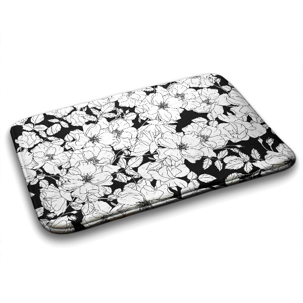 Tapete para casa de banho Flores Rosas