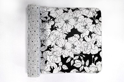 Tapete para casa de banho Flores Rosas