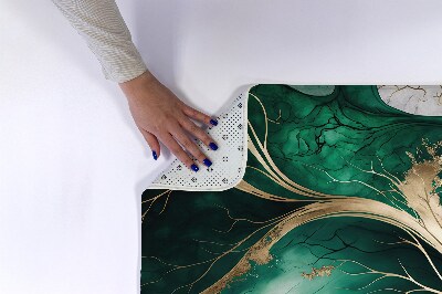 Tapete para casa de banho Mármore Verde