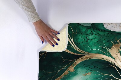 Tapete para casa de banho Mármore Verde