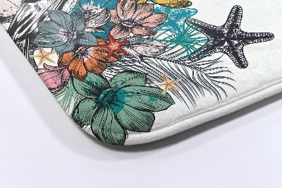 Tapete para banheira Pássaros Flores