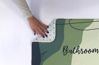 Tapete para wc Verdes Pastel