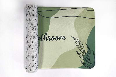 Tapete para wc Verdes Pastel