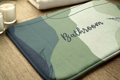 Tapete para wc Verdes Pastel