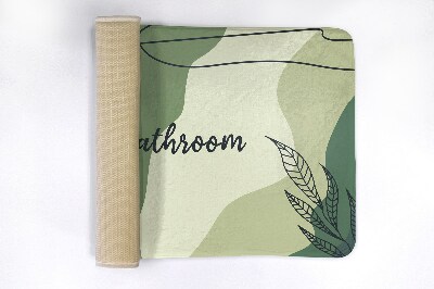 Tapete para wc Verdes Pastel