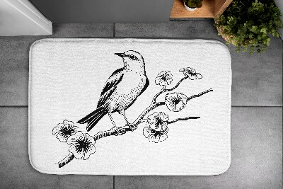 Tapete para banheira Pássaro em uma árvore