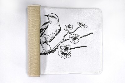 Tapete para banheira Pássaro em uma árvore