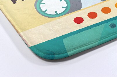 Tapete para banheira Cassete retrô