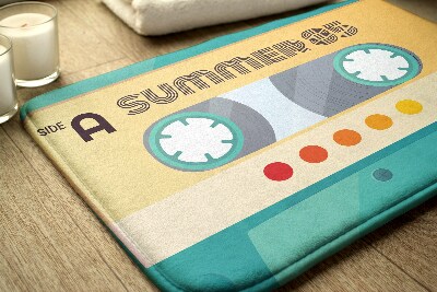 Tapete para banheira Cassete retrô