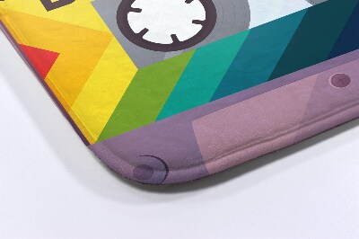 Tapete para wc Cassete Retro Rainbow