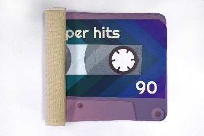 Tapete para wc Cassete Retro Rainbow